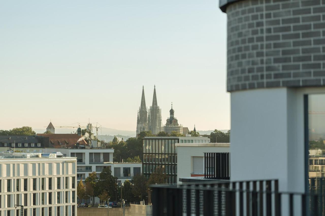 Premium Zimmer mit Queensize-Bett, Stadtblick und Dachterrasse