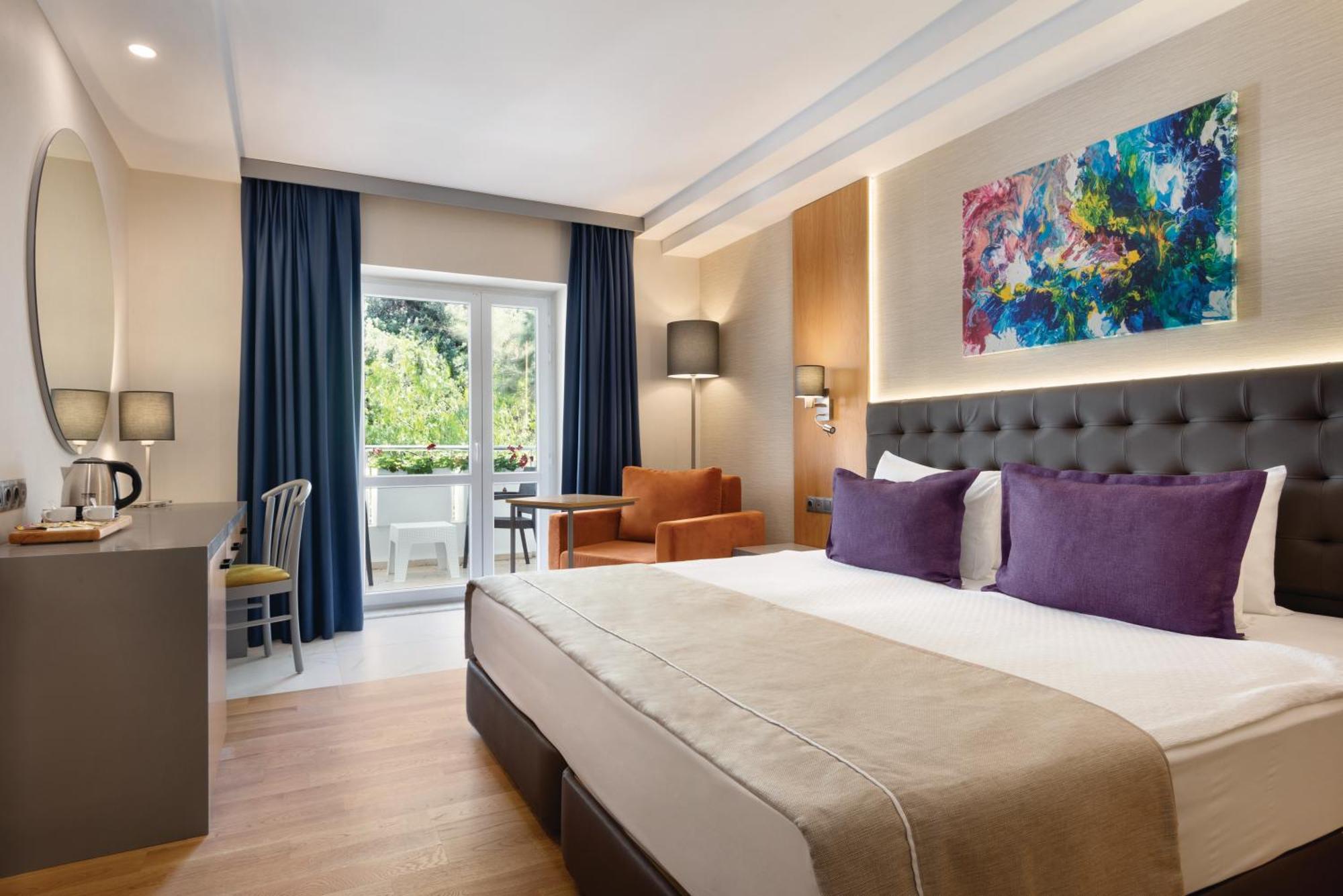 Deluxe Zimmer mit Blick auf den Garten