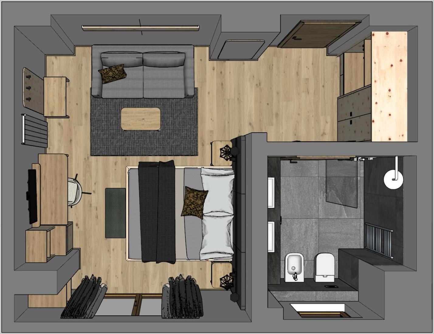 Junior Suite mit Balkon