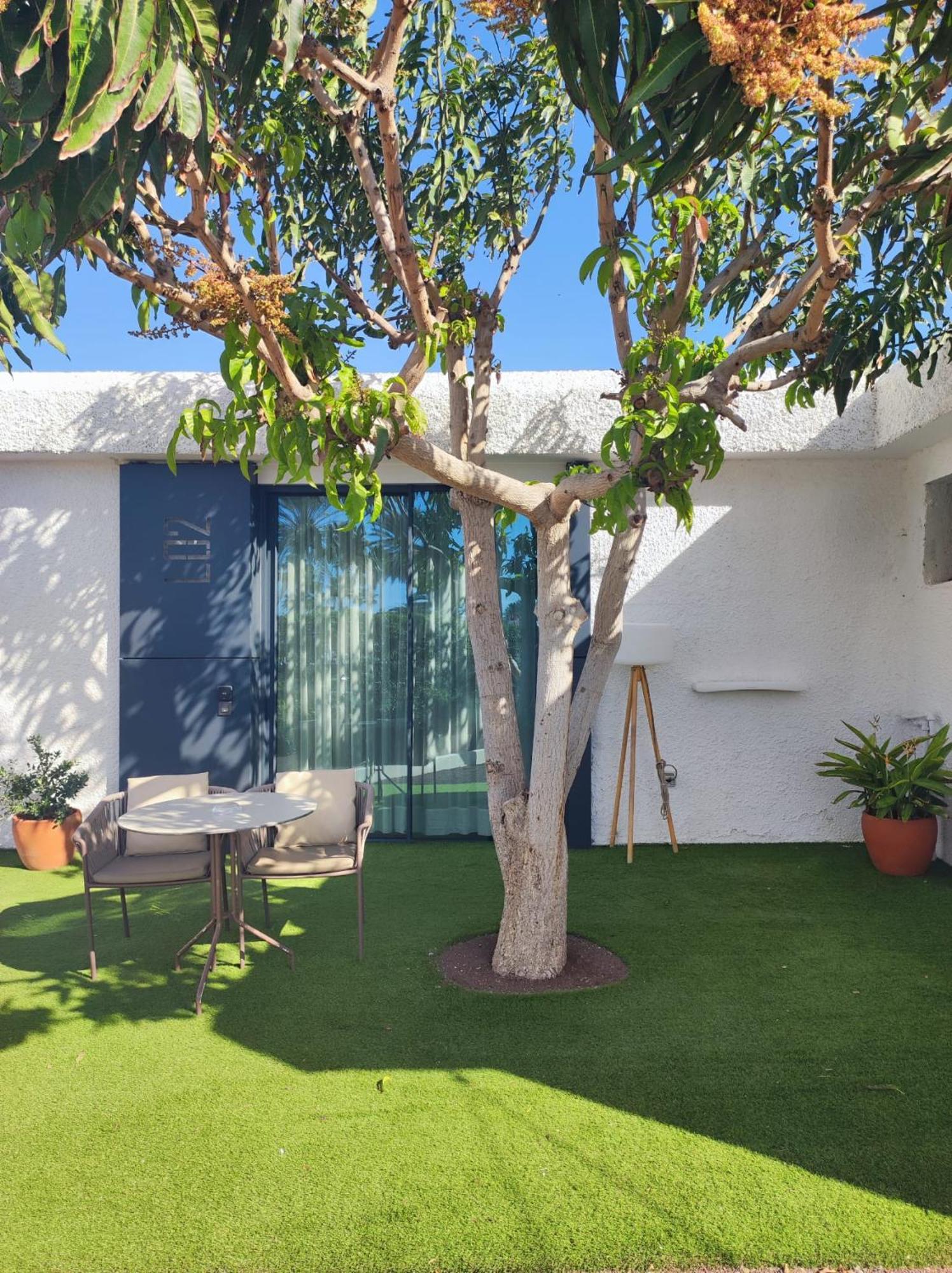 Studio mit Gartenblick