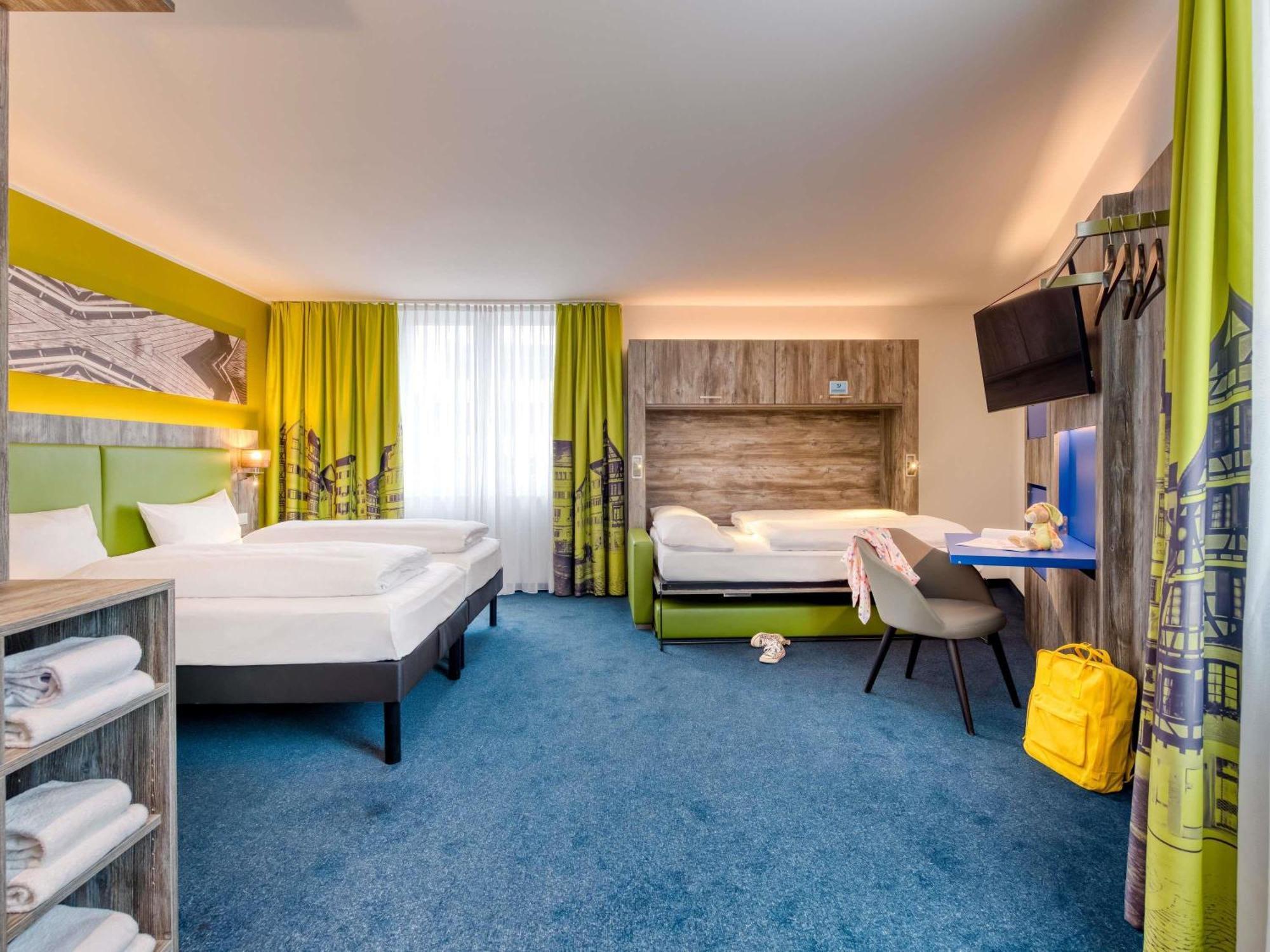 Standard Suite One Double Bed Two Single Beds