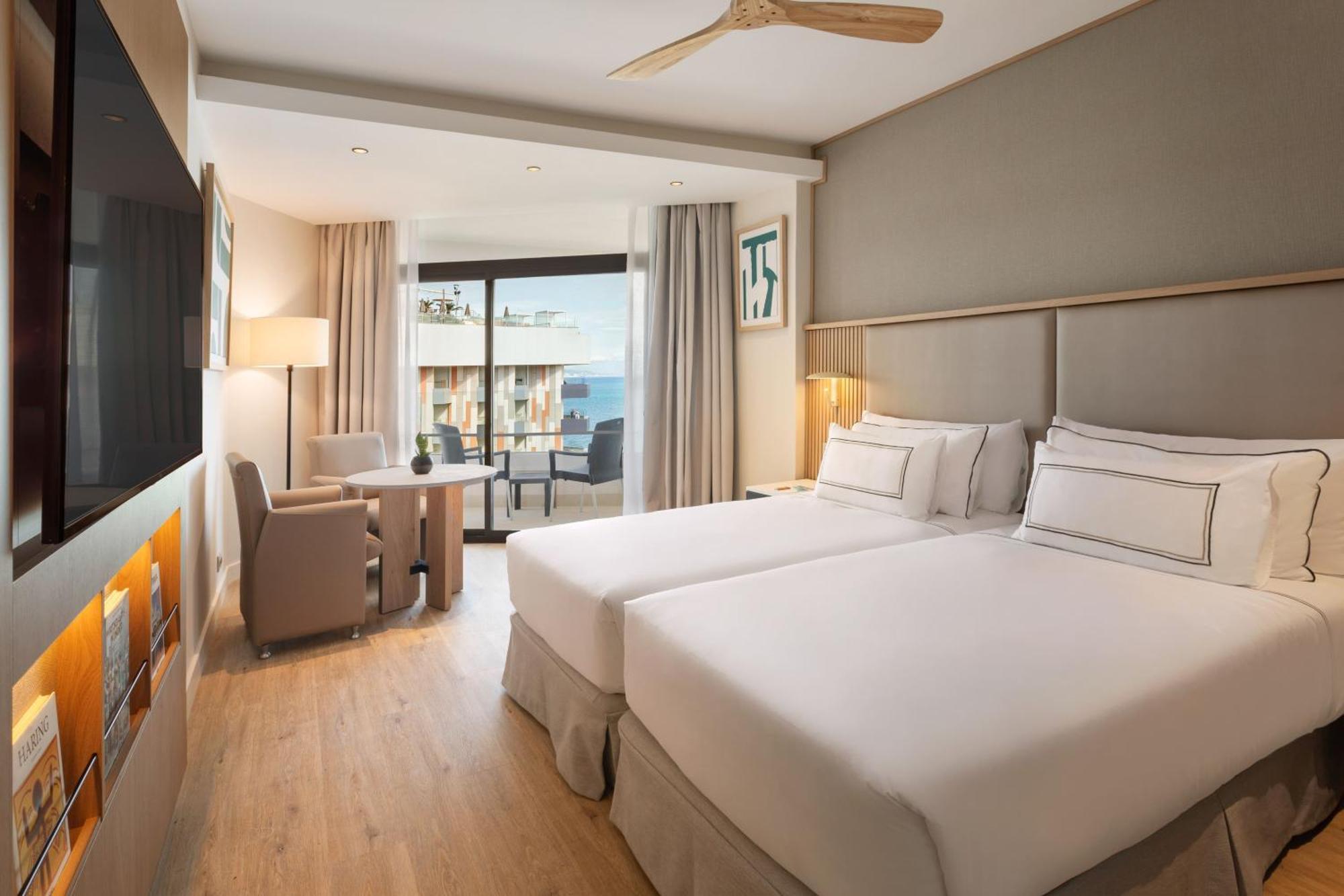Deluxe Doppel-/Zweibettzimmer mit Meerblick