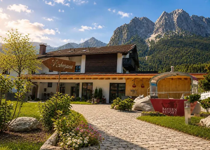 Bayern Resort - Adults Only - Mit Zugspitzblick - Eibsee-Nähe - Wellnessbereich - Naturpool Im Sommer