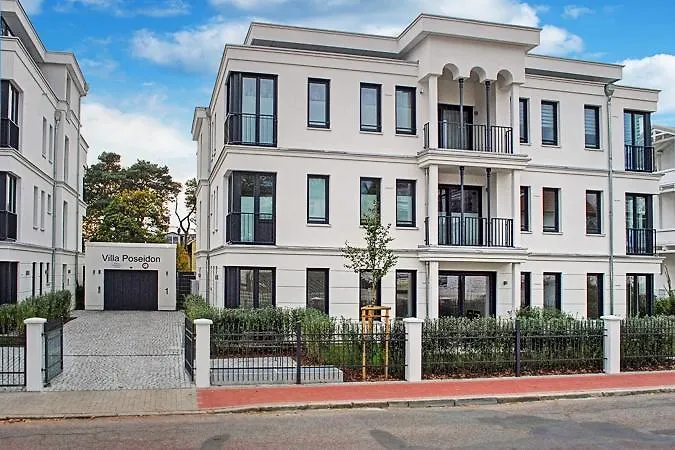 Strandhotel: Villa Poseidon mit Balkon, strandnah und zentral