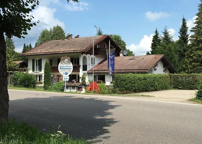 Hotel mit Aussicht: Hotel Pension Schwansee